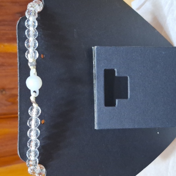 Beautiful  pearl  crystal necklace - Picture 3 of 5